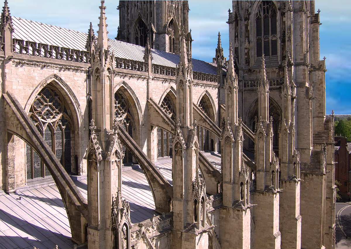 Cattedrale di Notre Dame de Paris, Archi rampanti e Contrafforti