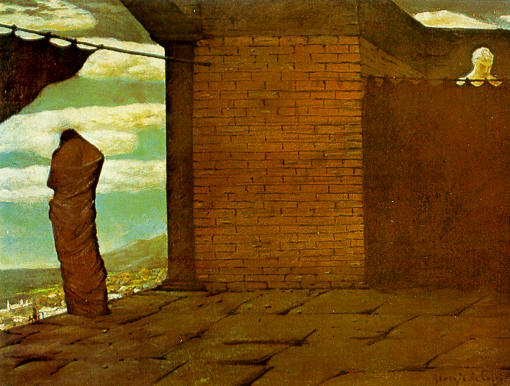 Giorgio de Chirico, L'enigma dell'oracolo, 1910