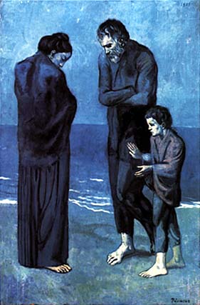 Pablo Picasso, Poveri in riva al mare, 1903