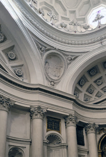 Francesco Borromini, San Carlo alle Quattro Fontane (particolare), 1634-1644