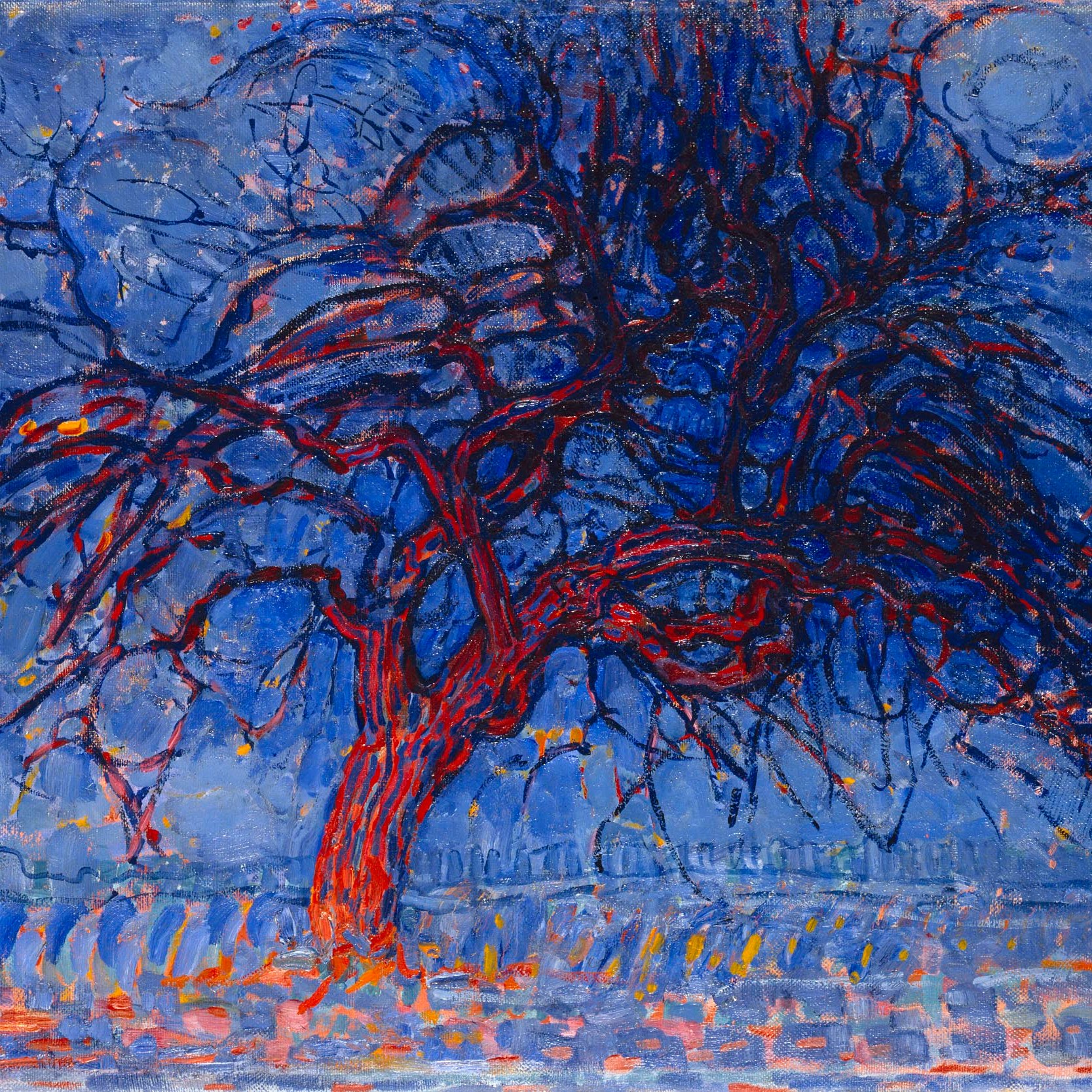 Piet Mondrian, l'albero rosso, 1909