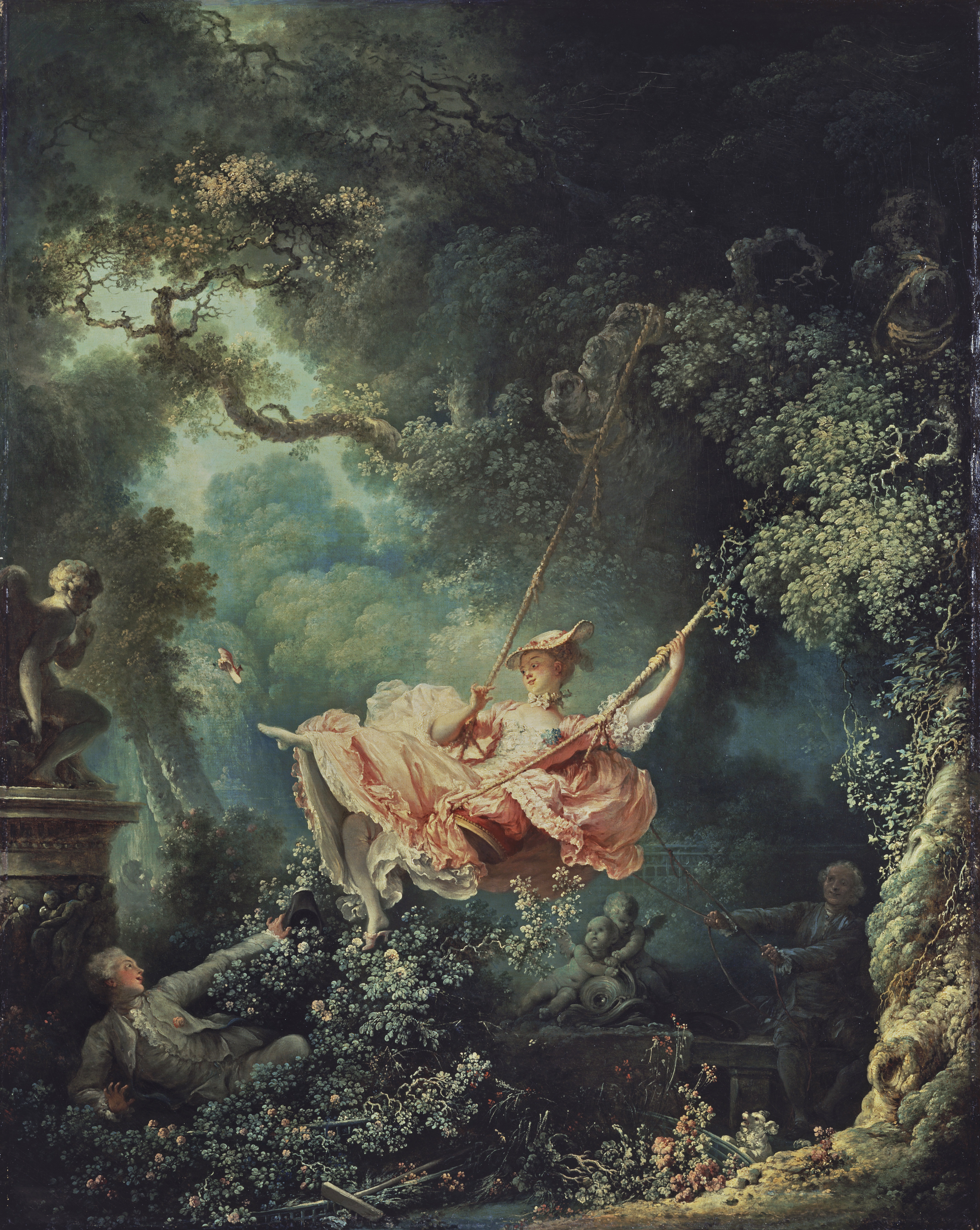 Jean-Honoré Fragonard, I fortunati casi dell'altalena, 1767