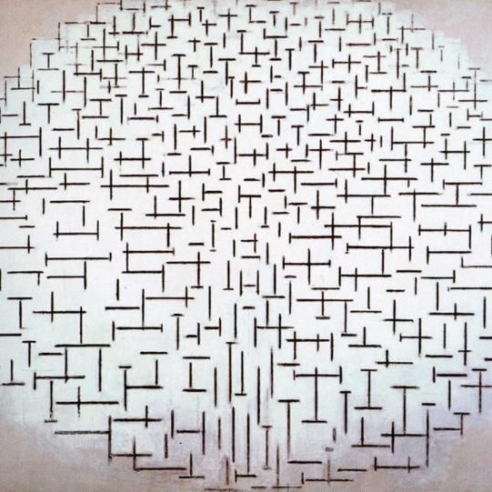 Piet Mondrian, Composiizione 10 (Molo e oceanio), 1915