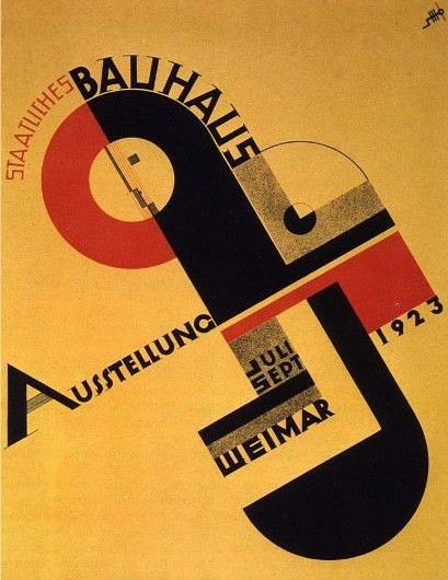 Joost Schmidt, Manifesto della Bauhaus, 1923