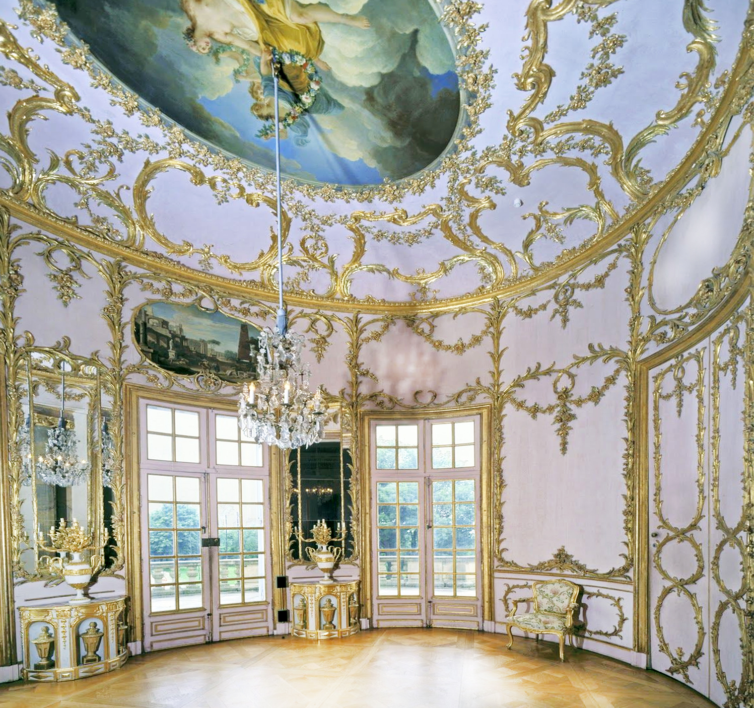 Philippe de La Guêpière, Gabinetto ovale, 1763-1767