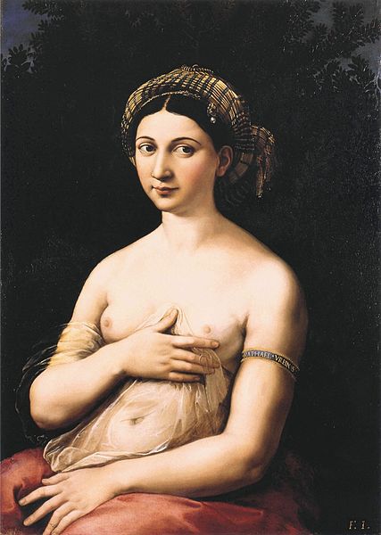 Raffaello Sanzio, La Fornarina , 1518-1519
