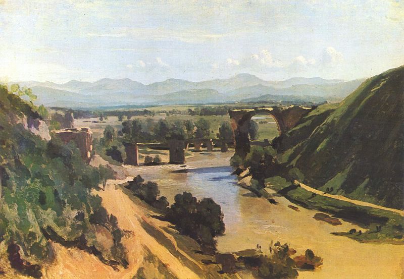 Jean-Baptiste Camille Corot, Il ponte di Narni, 1826