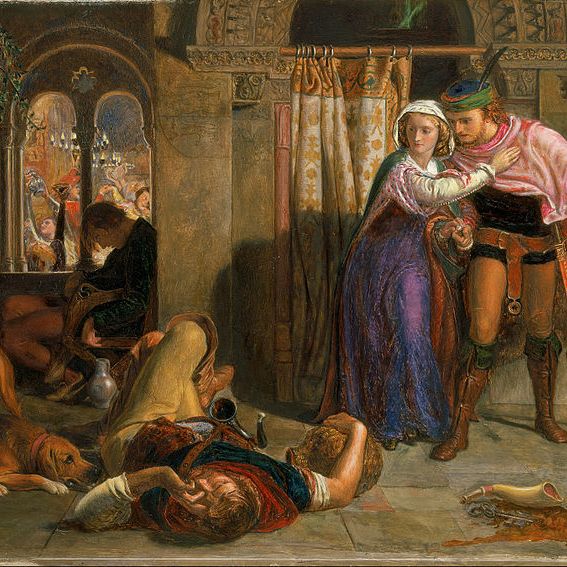 Wlliam Holman Hunt , La vigilia di Sant'Agnese, 1847-1857