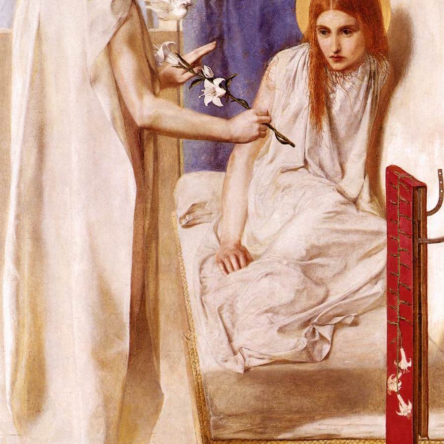 Dante Gabriel Rossetti, Ecce Ancilla Domini!, 1850