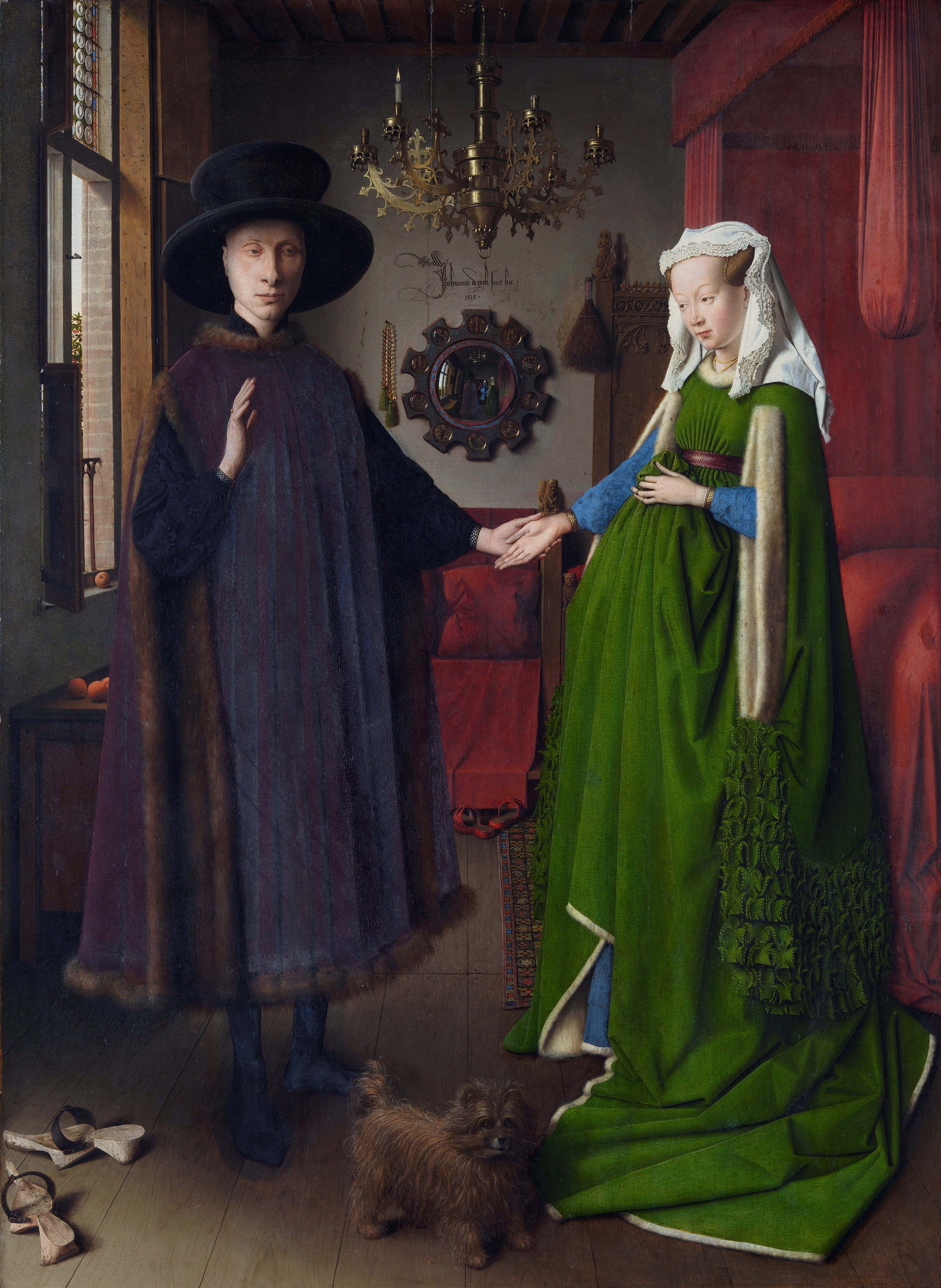 Jan van Eyck, I coniugi Arnolfini, 1434