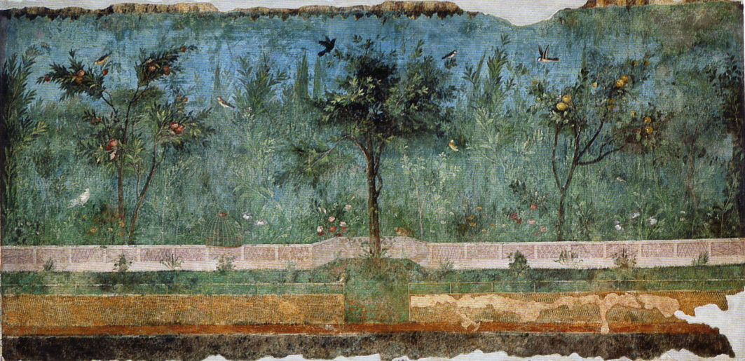 Affreschi del ninfeo sotterraneo della villa di Livia, 40-20 a.C.