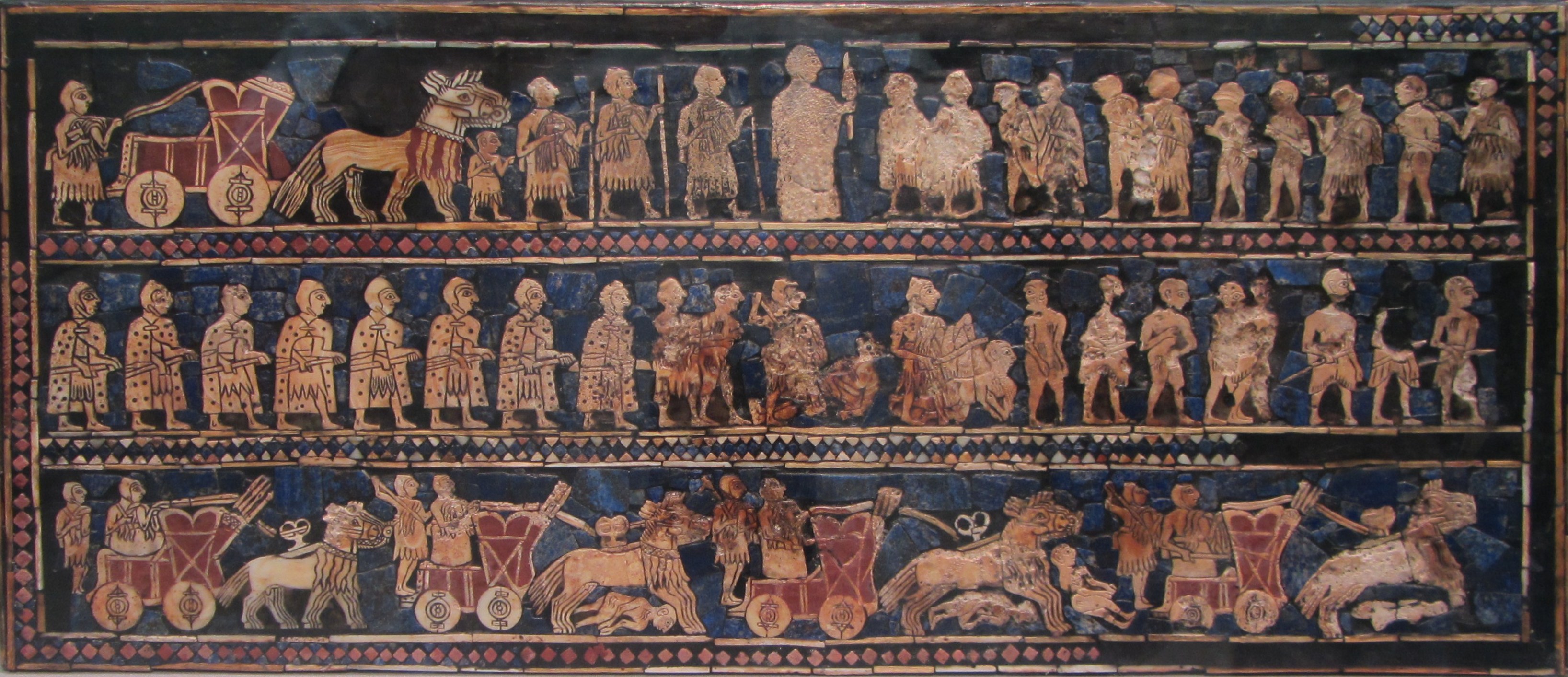 Stendardo di Ur, Pannello della Guerra, 1500 a.C.