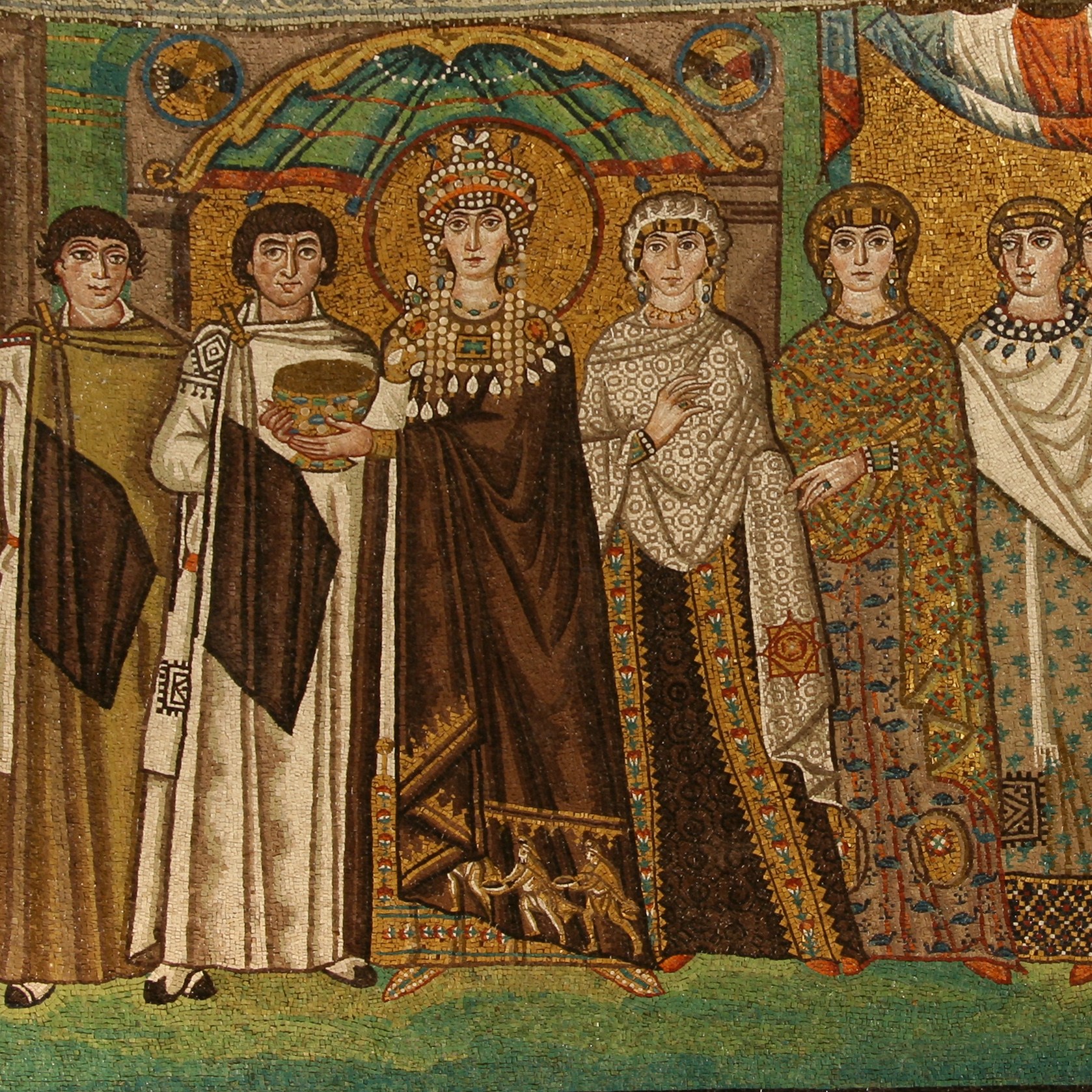 Teodora e la sua corte, 546-549