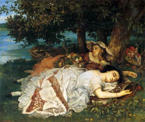 Le fanciulle di Courbet