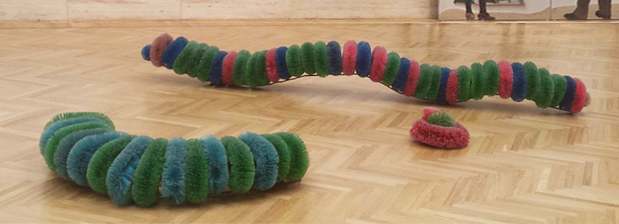 Pino Pascali, Bachi da setola, 1968