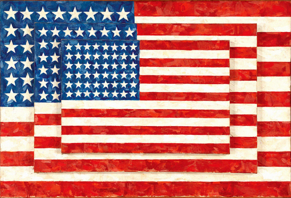 Jasper Johns, Flag, 1954-1955