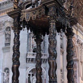 Gian Lorenzo Bernini, Baldacchino di San Pietro, 1623–1634